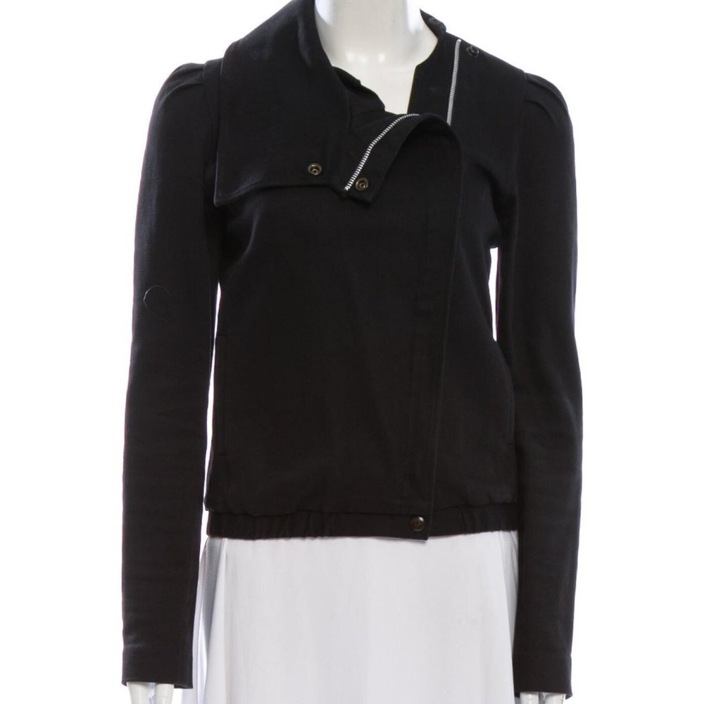 Jill Stuart Black Moto Jacket S
